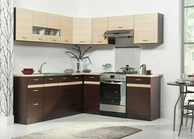 Modulinė kampinė spintelė Eli Dark 108