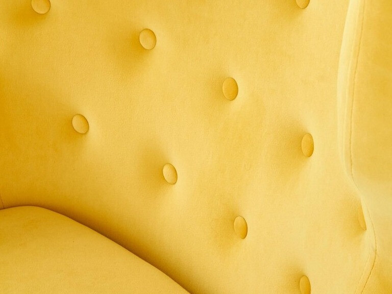 Fotelis Houston 836 (Geltona + Šviesus medis)