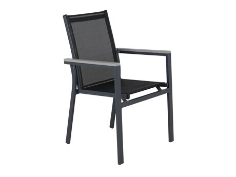 Lauko kėdė Dallas 2775 (Juoda + Pilka)