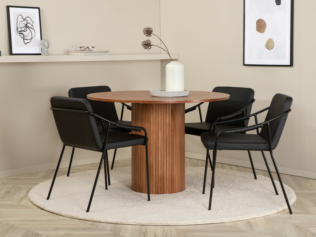 Valgomojo komplektas Dallas 3098 (Graikinis riešutas)