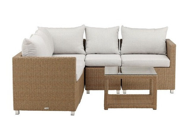 Lauko baldų komplektas Dallas 772 (Ruda + Balta)