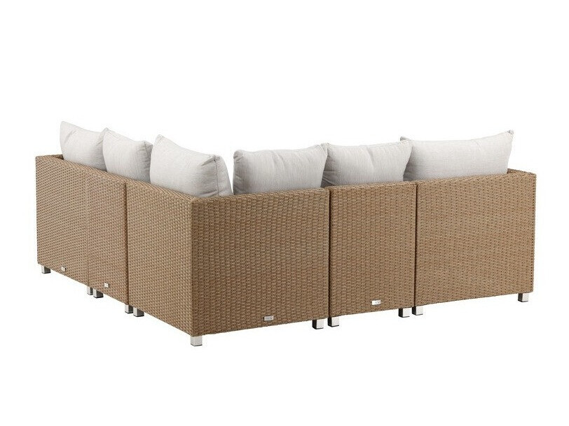 Lauko baldų komplektas Dallas 772 (Ruda + Balta)