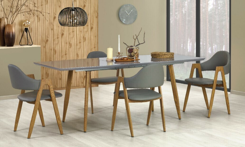 Kėdė Houston 561 (Pilka + ąžuolas)