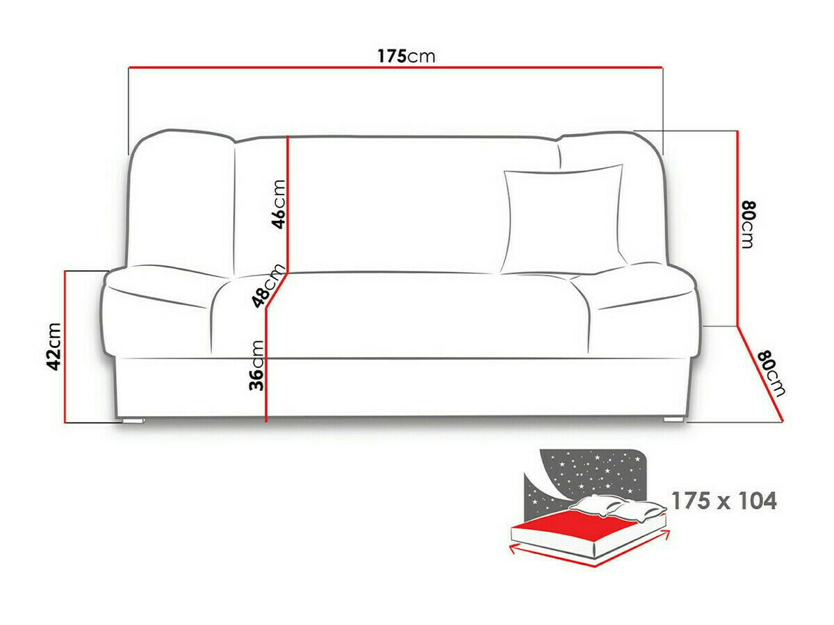 Sofa lova Myreva (Enjoy 16)