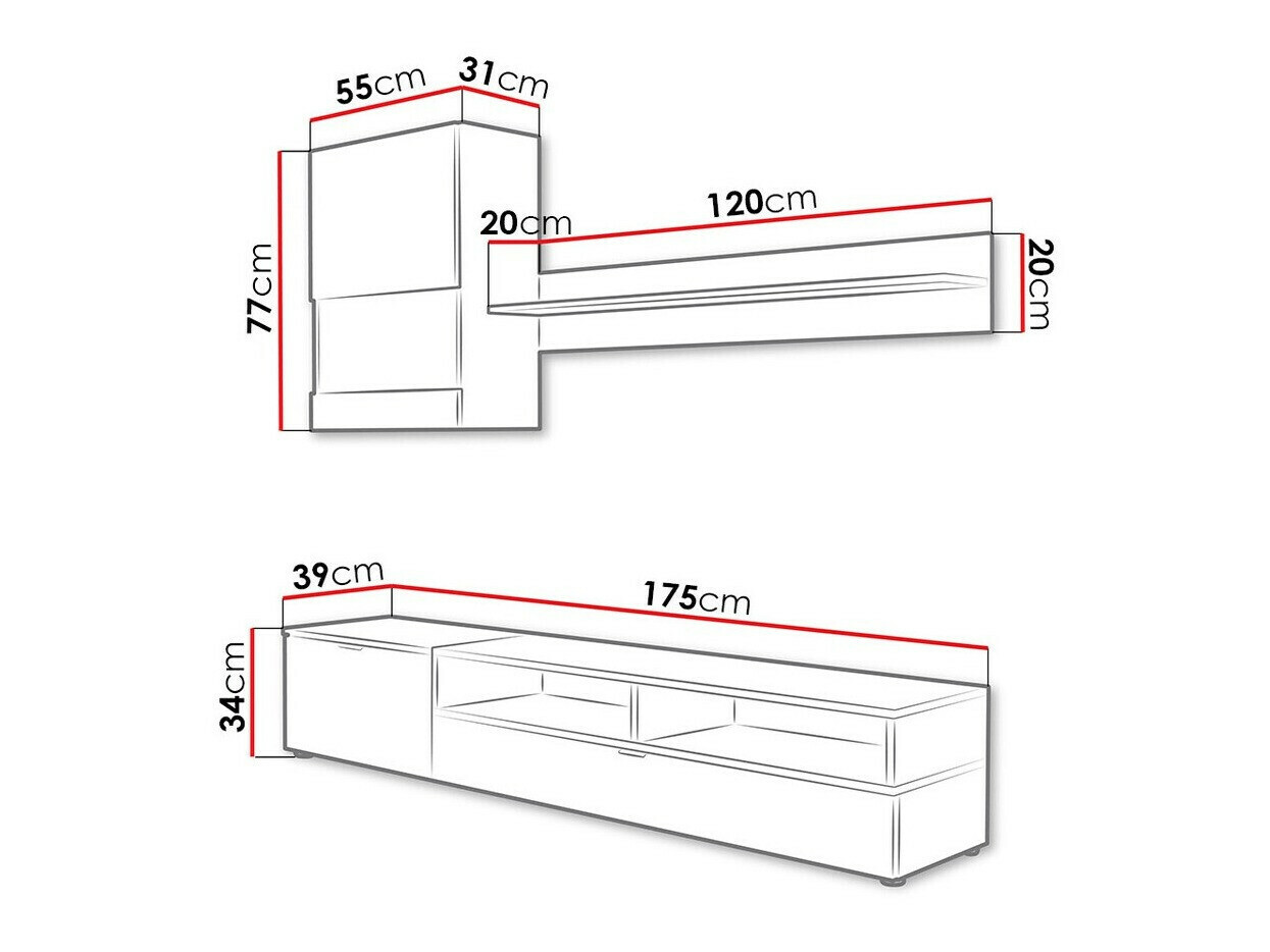 Svetainės komplektas Toledo 113