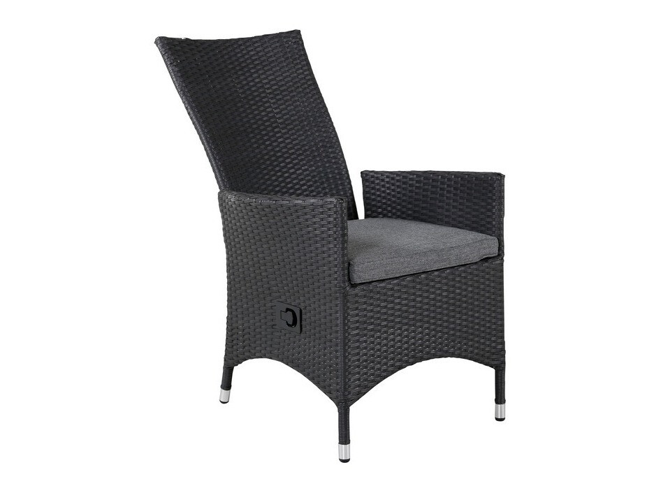 Lauko fotelis Dallas 735 (Juoda + Pilka)