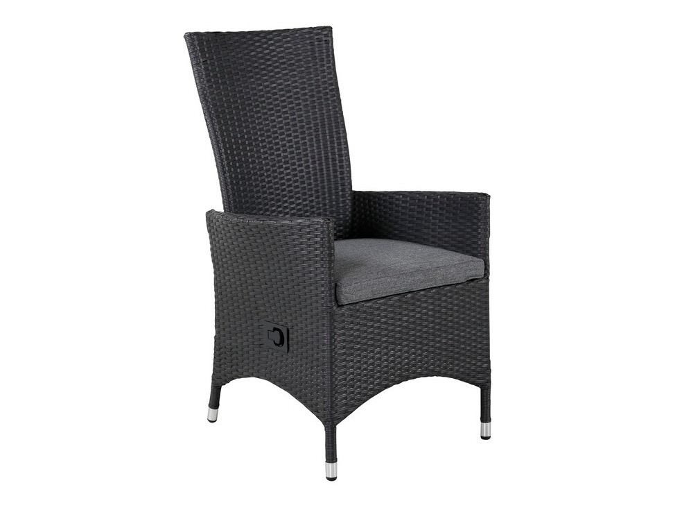 Lauko fotelis Dallas 735 (Juoda + Pilka)