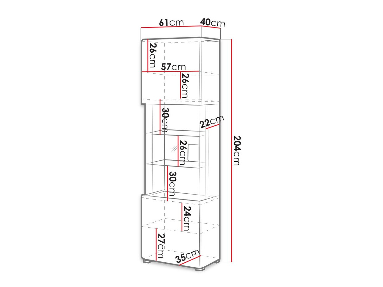 Lentyna Torsone 103 (Balta + Blizgi balta + San Remo ąžuolas)