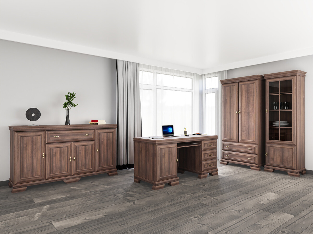 Namų biuro komplektas Salmeru 124 (Samoa King Riešutas)