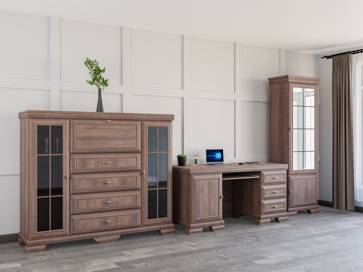 Namų biuro komplektas Salmeru 126 (Samoa King Riešutas)