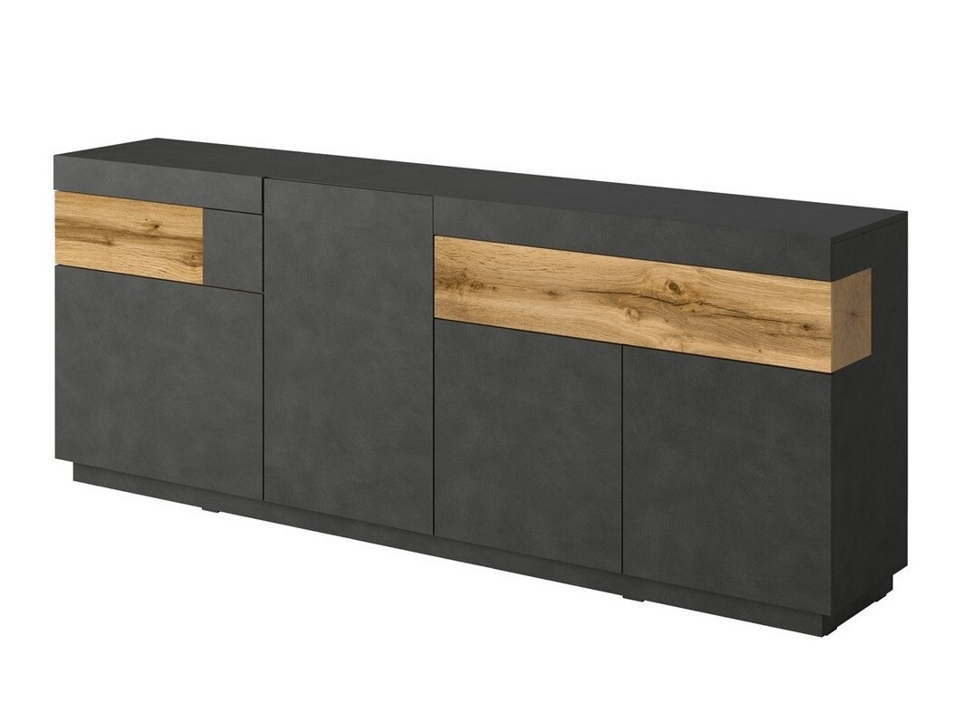 Komoda Livlore 101 (Matera pilka + Votan ąžuolas)