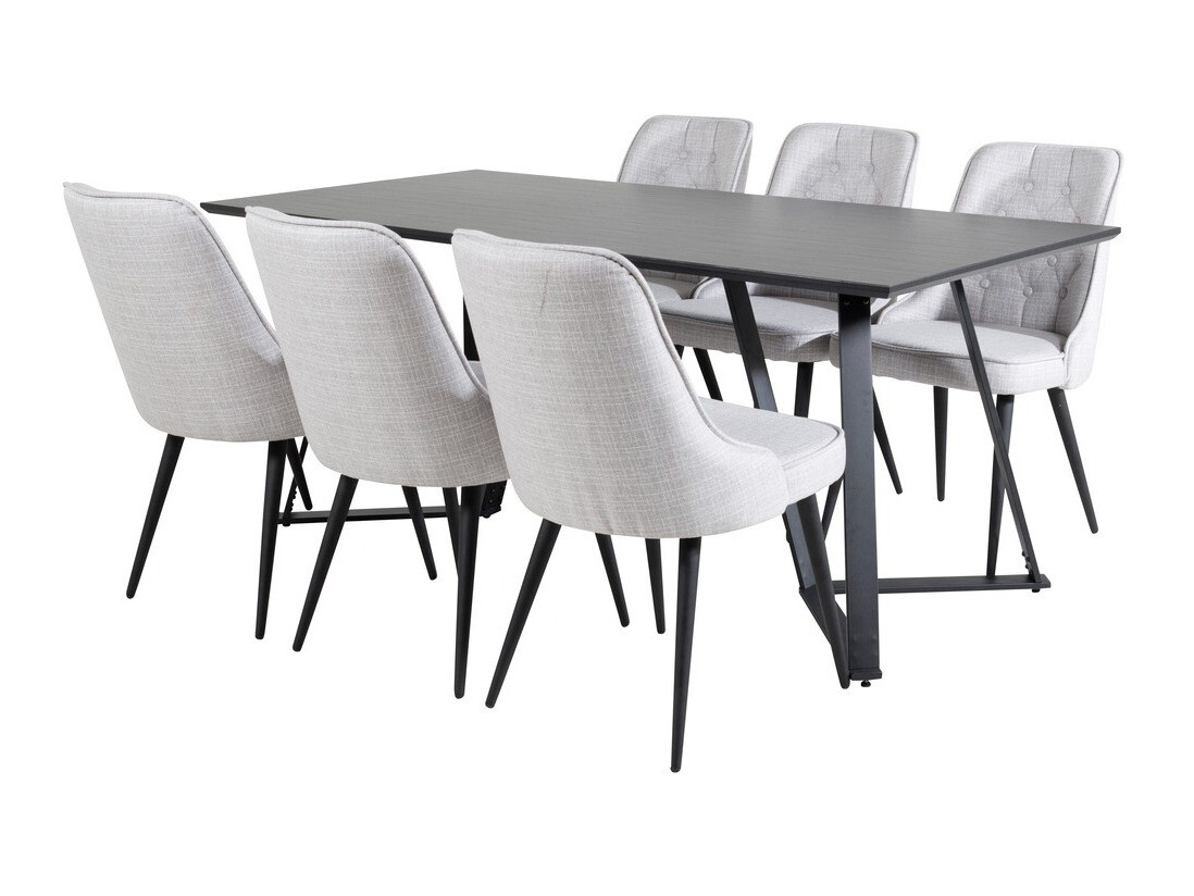 Valgomojo komplektas Dallas 1629 (Pilka)