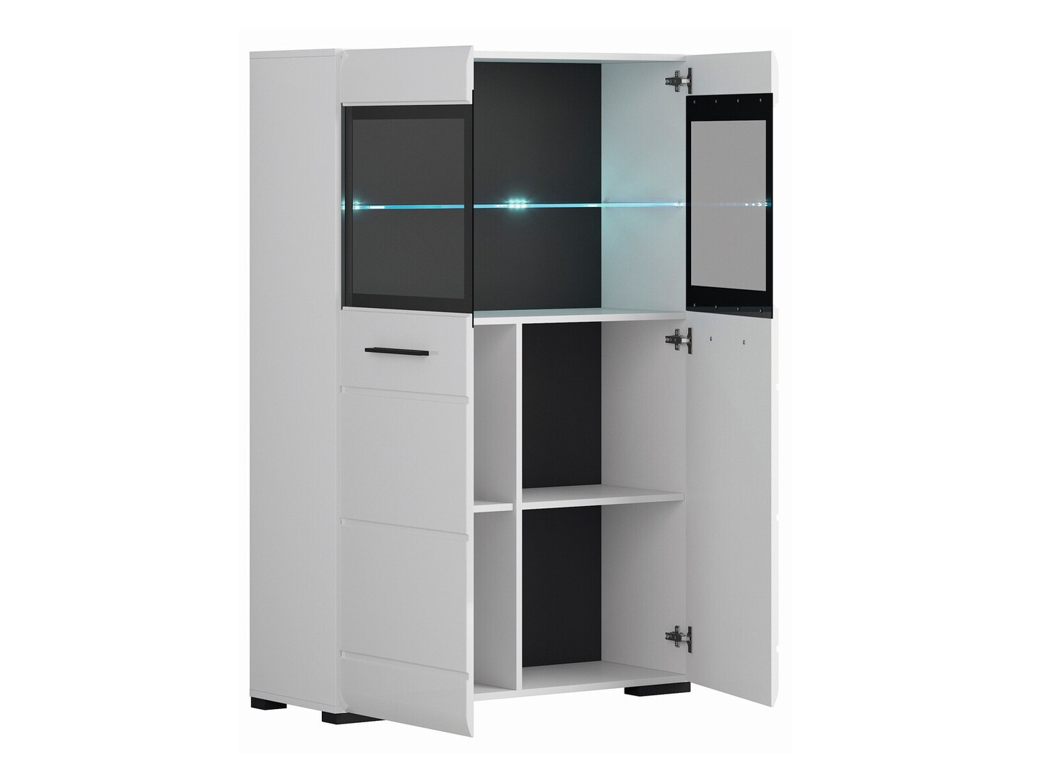 Lentyna Boston 688 (Balta + Blizgi balta)