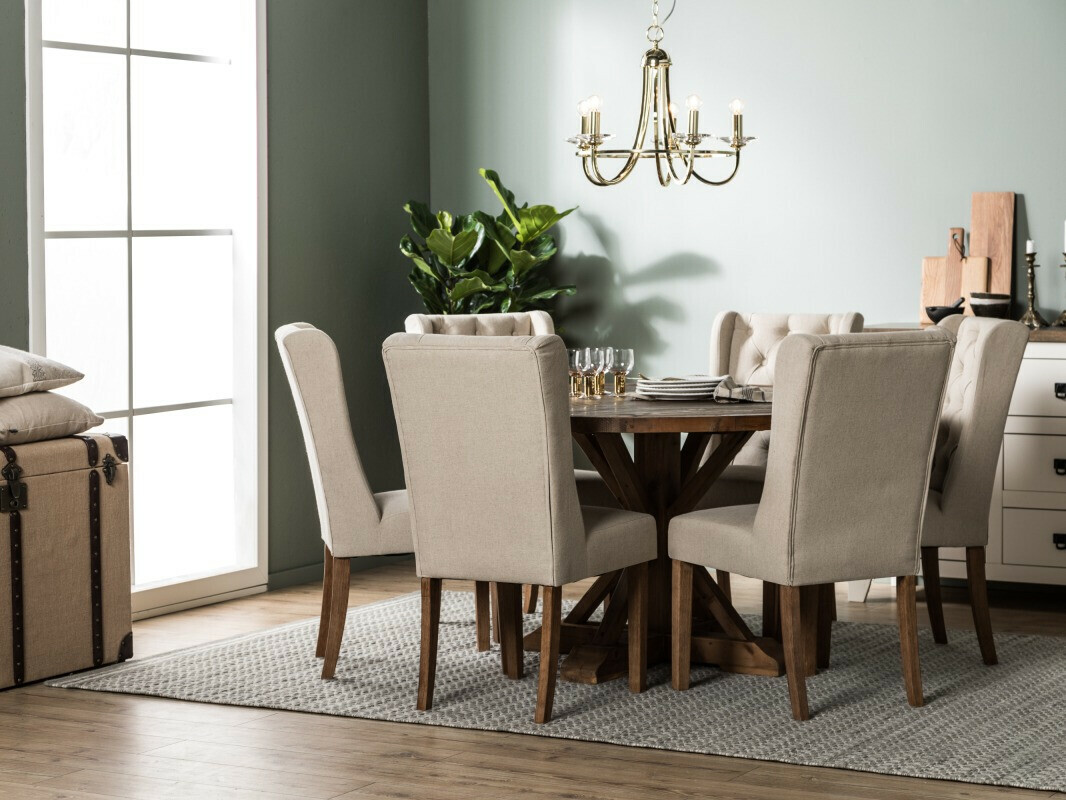 Valgomojo komplektas Bloomington 210 (Beige)