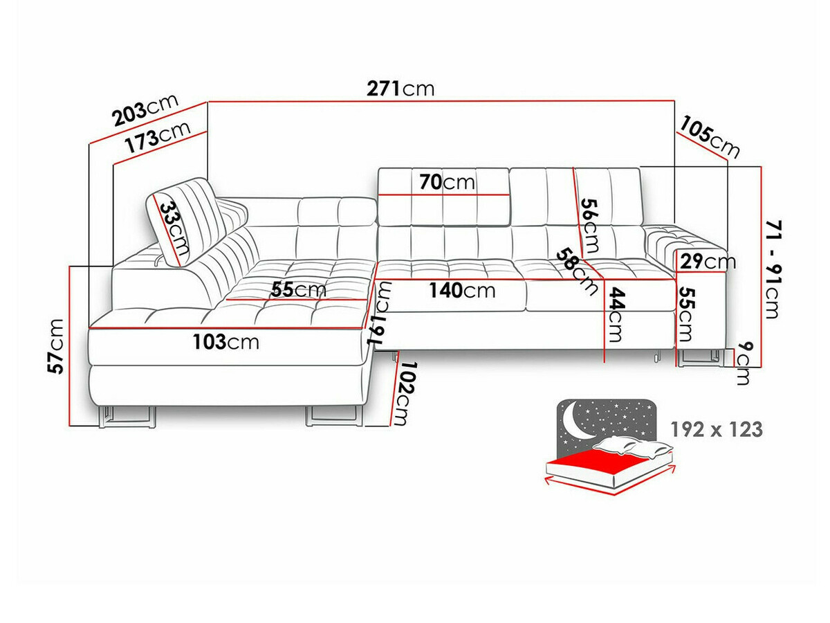 Minkštas kampas Comfivo 247 (Otusso 14)