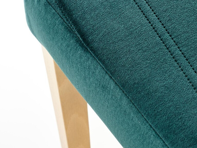 Kėdė Houston 1216 (Tamsi žalia + Šviesus medis)