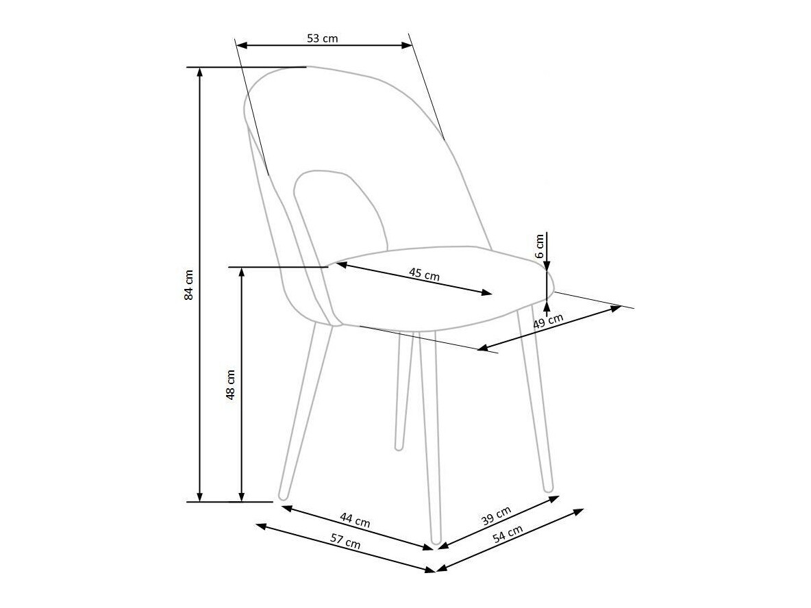 Kėdė Houston 960 (Pilka + Juoda)