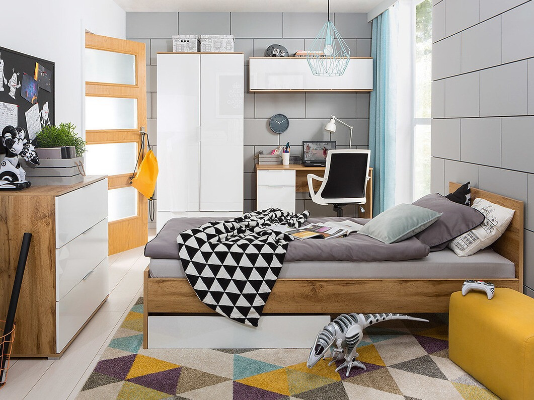 Spinta Tivetra 111 (Votan ąžuolas + Blizgi balta)