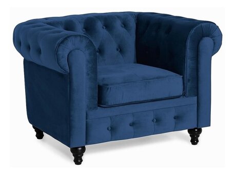 Chesterfield fotelis Manor House Ophfenu 100 (Mėlyna)