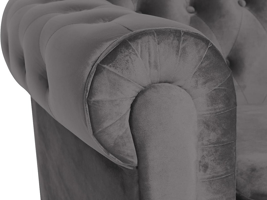 Chesterfield fotelis Manor House Ophfenu 100 (Tamsi pilka)