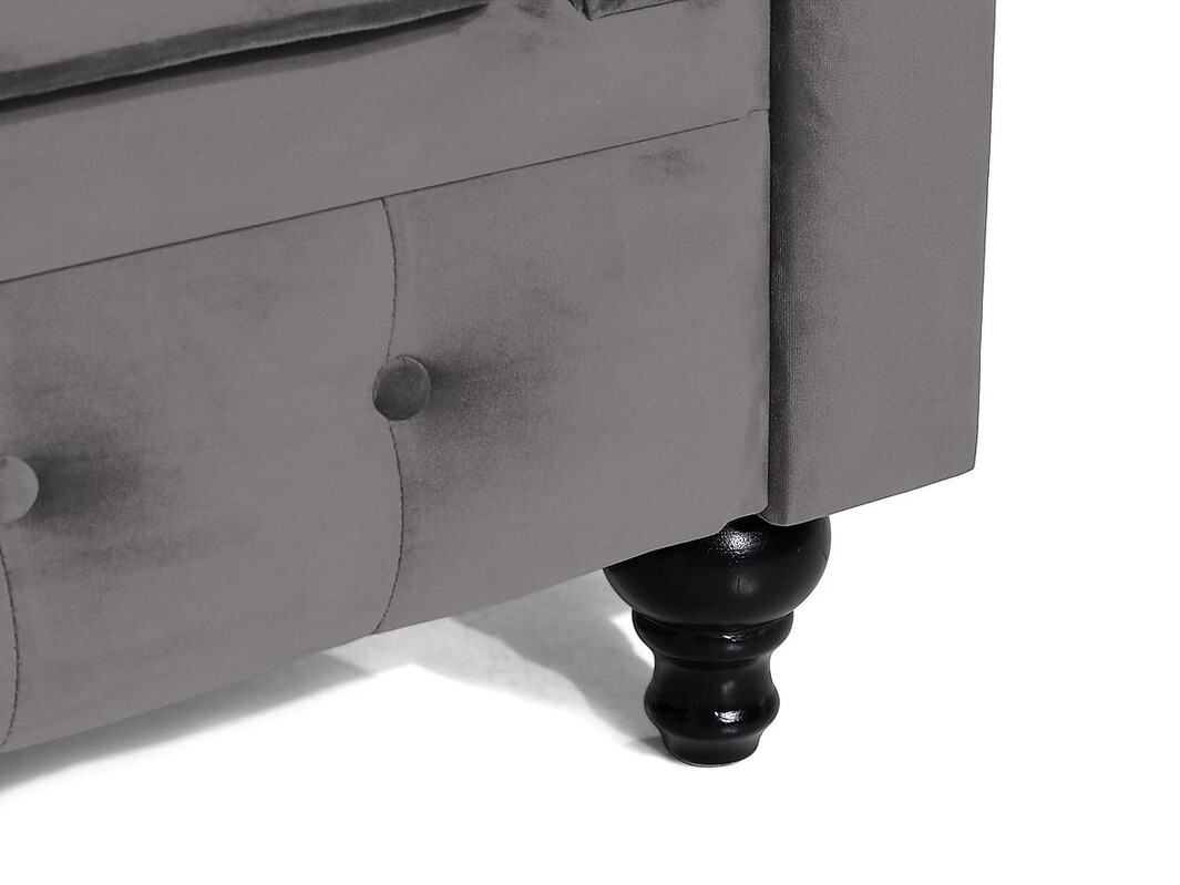 Chesterfield fotelis Manor House Ophfenu 100 (Tamsi pilka)