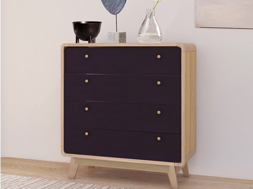 Komoda Elbtena 112 (Ąžuolas + Juoda)