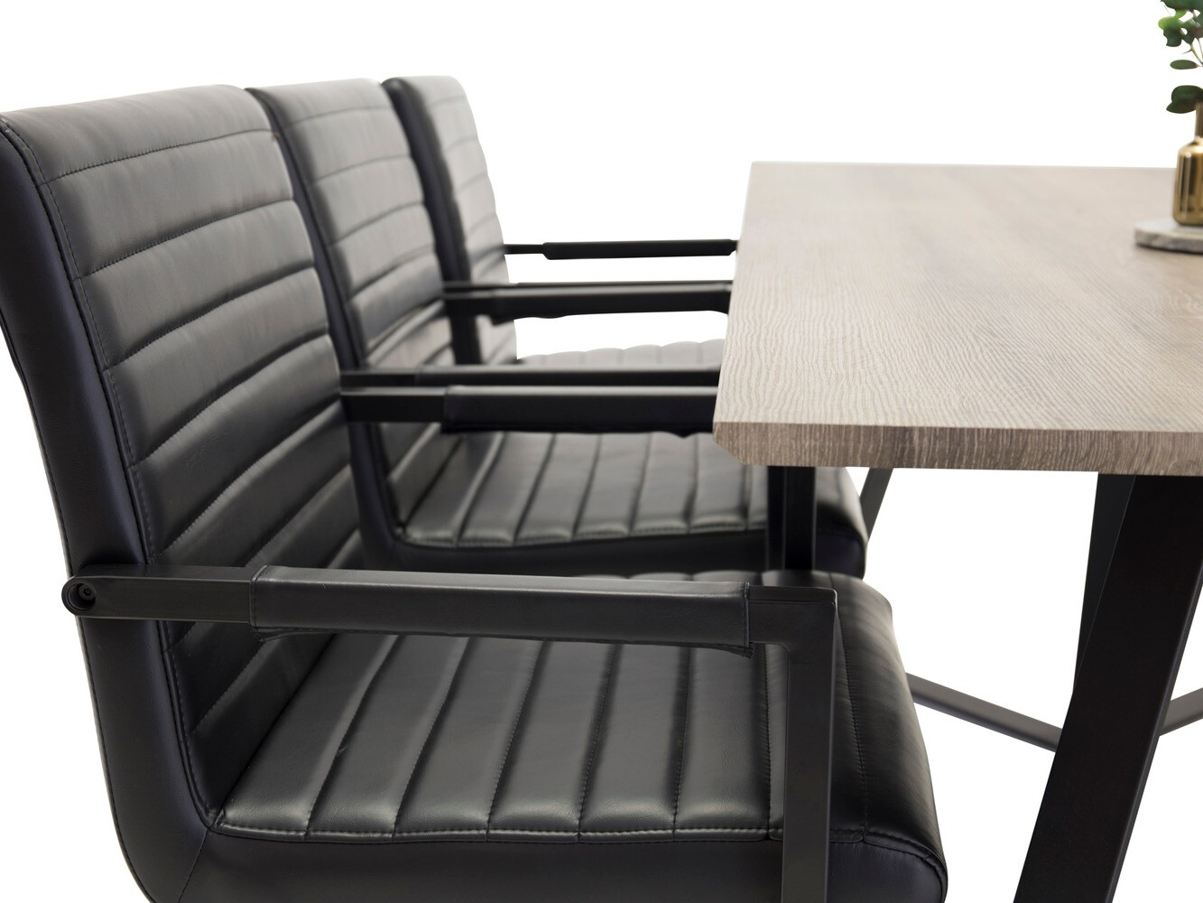 Valgomojo komplektas Dallas 1349 (Juoda)