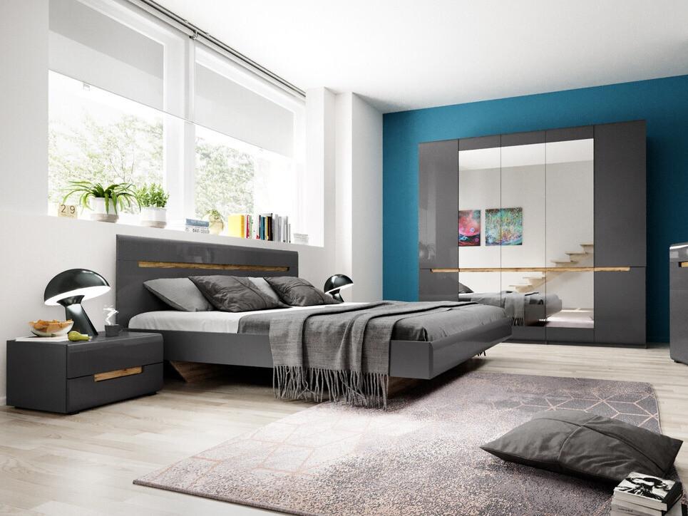 Lova Austin B105 (Antracitas + Gloss antracitas)