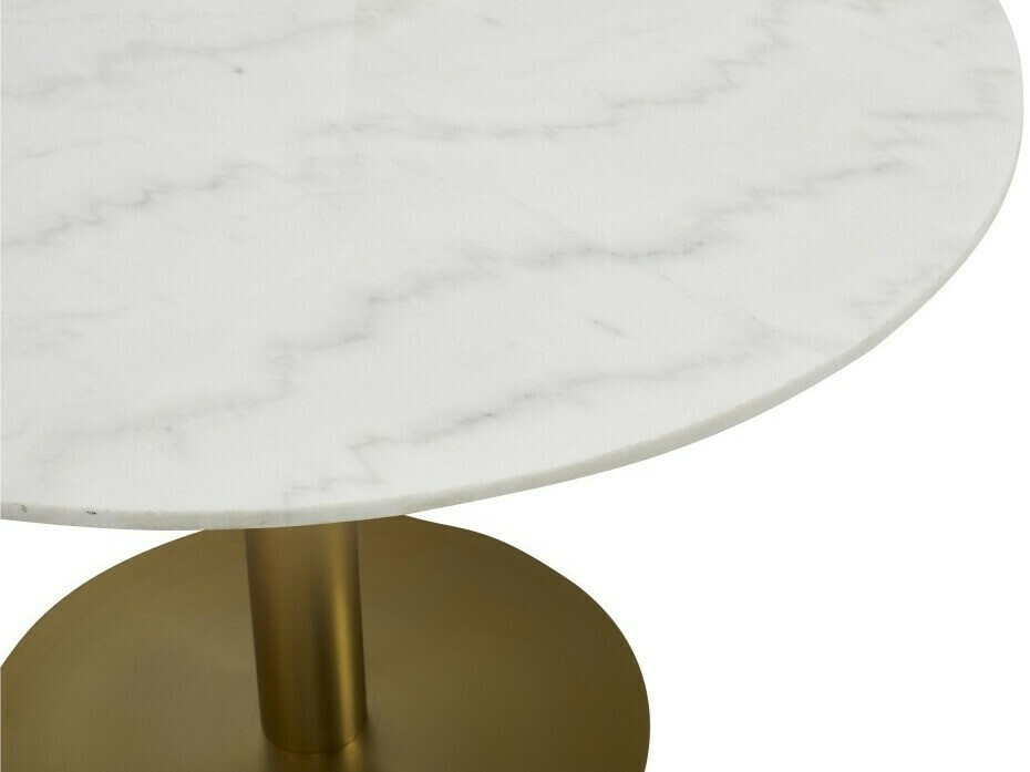 Stalas Concept 55 179 (Baltas marmuras + Žalvaris)