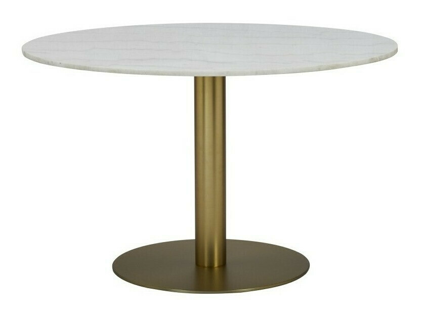 Stalas Concept 55 179 (Baltas marmuras + Žalvaris)