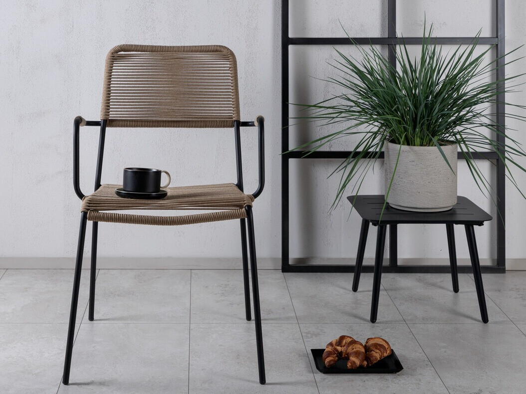 Lauko kėdė Dallas 2819 (Ruda + Juoda)