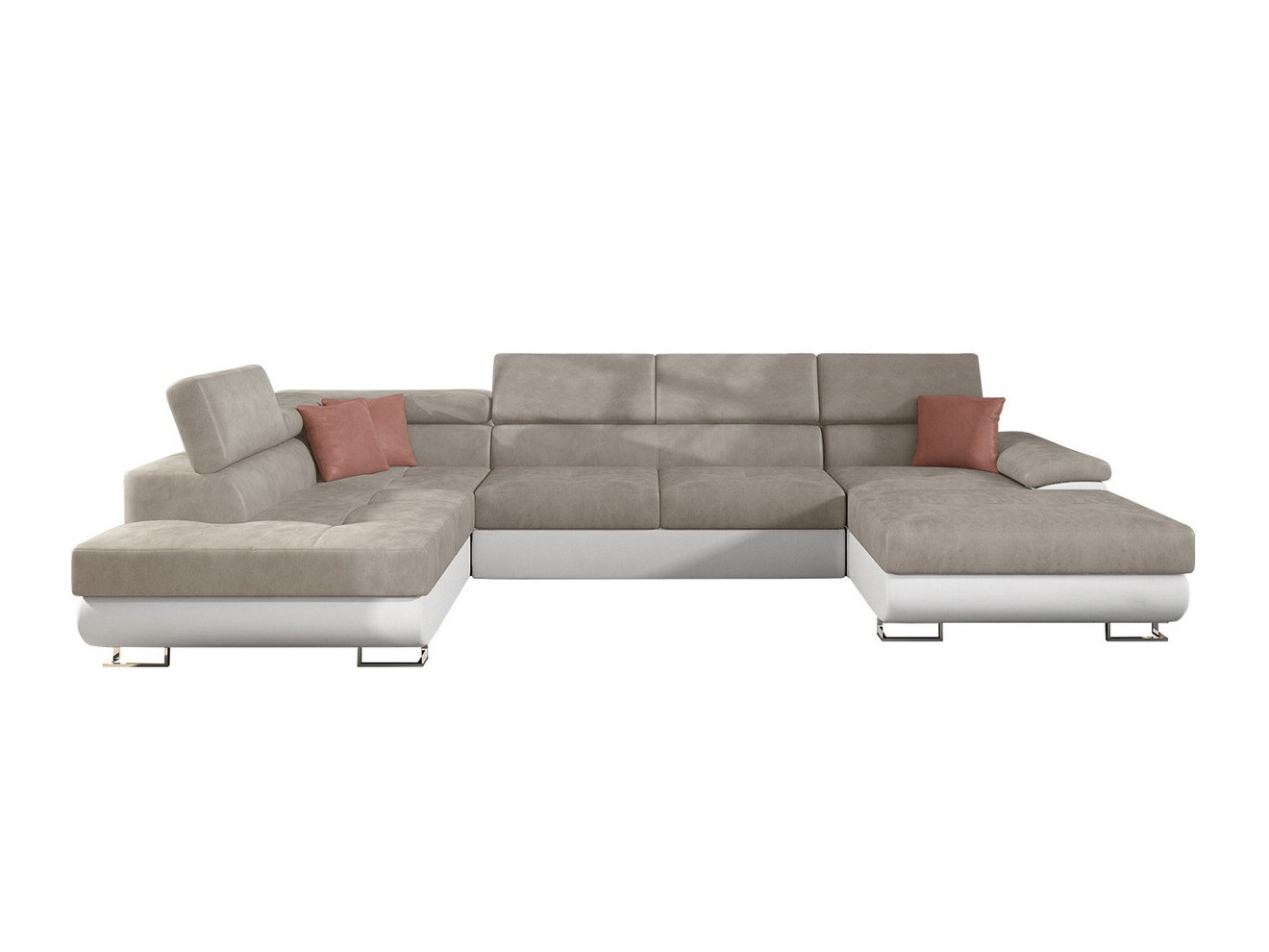 Minkštas kampas Comfivo Ruta IV (Soft 017 + Uttario Velvet 2979 + Uttario Velvet 2955 St)