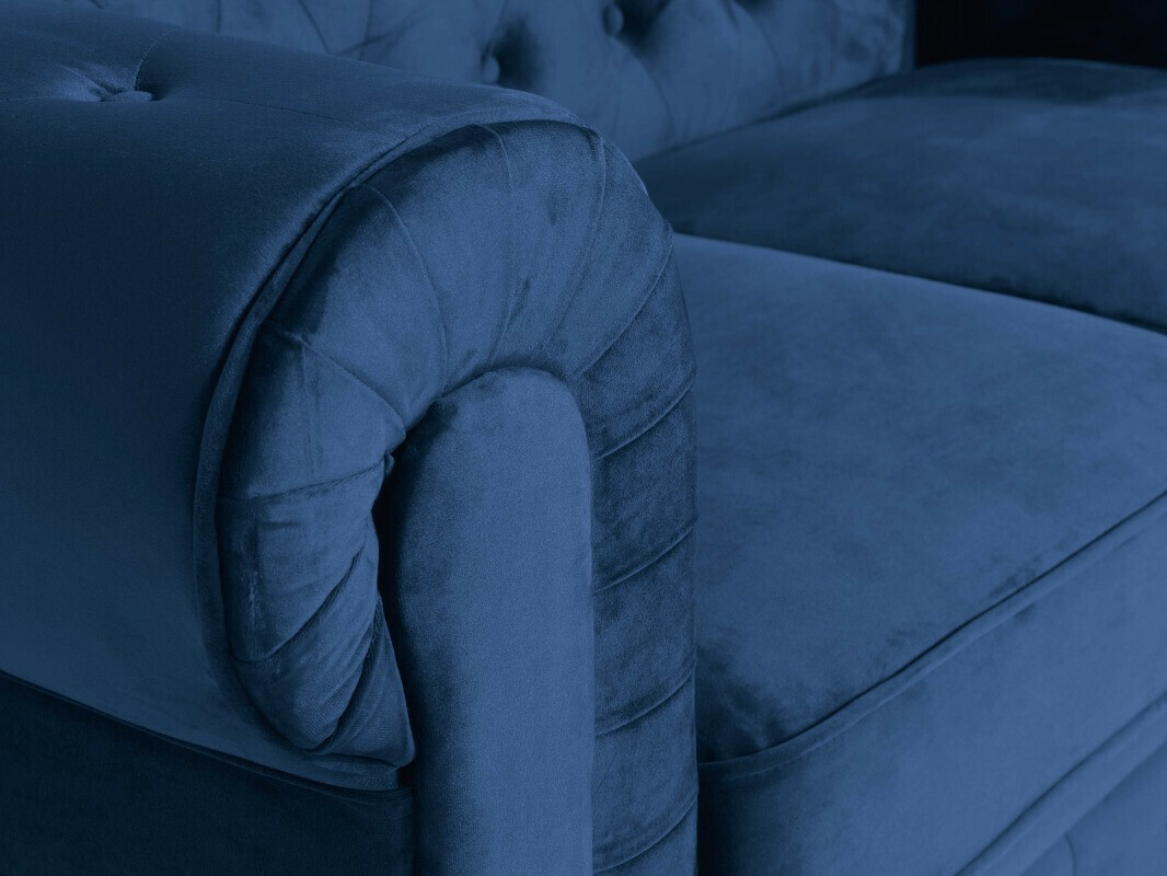 Chesterfield sofa Manor House Ophfenu 105 (Mėlyna)