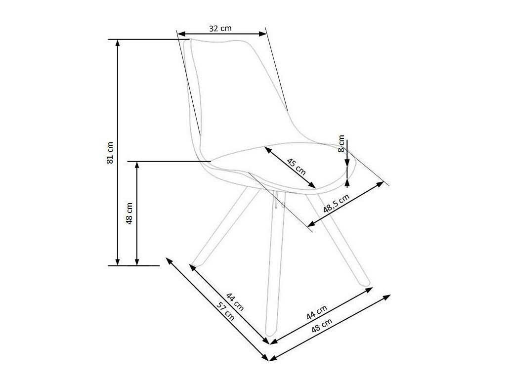 Kėdė Houston 251 (Balta)