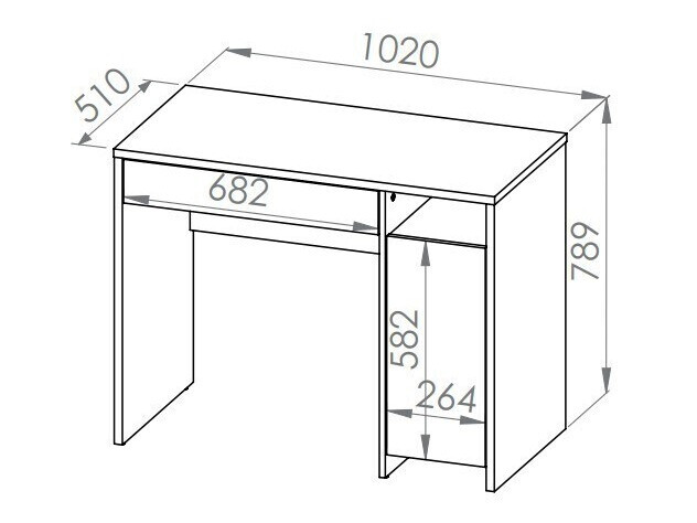 Darbo stalas Madison 134