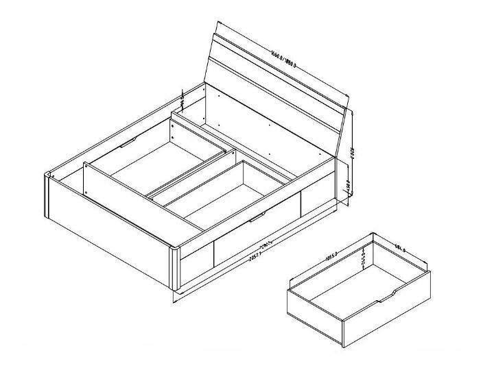 Lova Melvele 112 (San Remo ąžuolas + Balta)