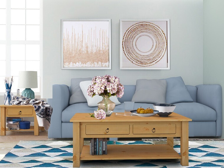 Šoninis staliukas Denton 121 (Šviesus medis)