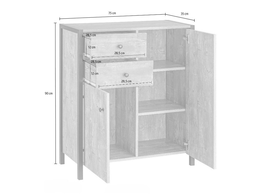 Pastatoma vonios spintelė Larnovo 106