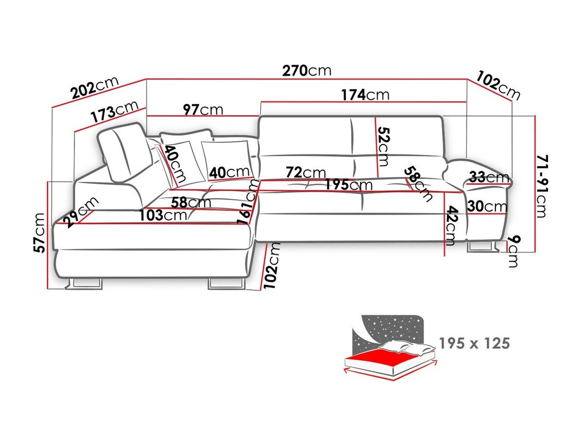 Minkštas kampas Comfivo Ruta II (Uttario Velvet 2979 + Senegal 825)