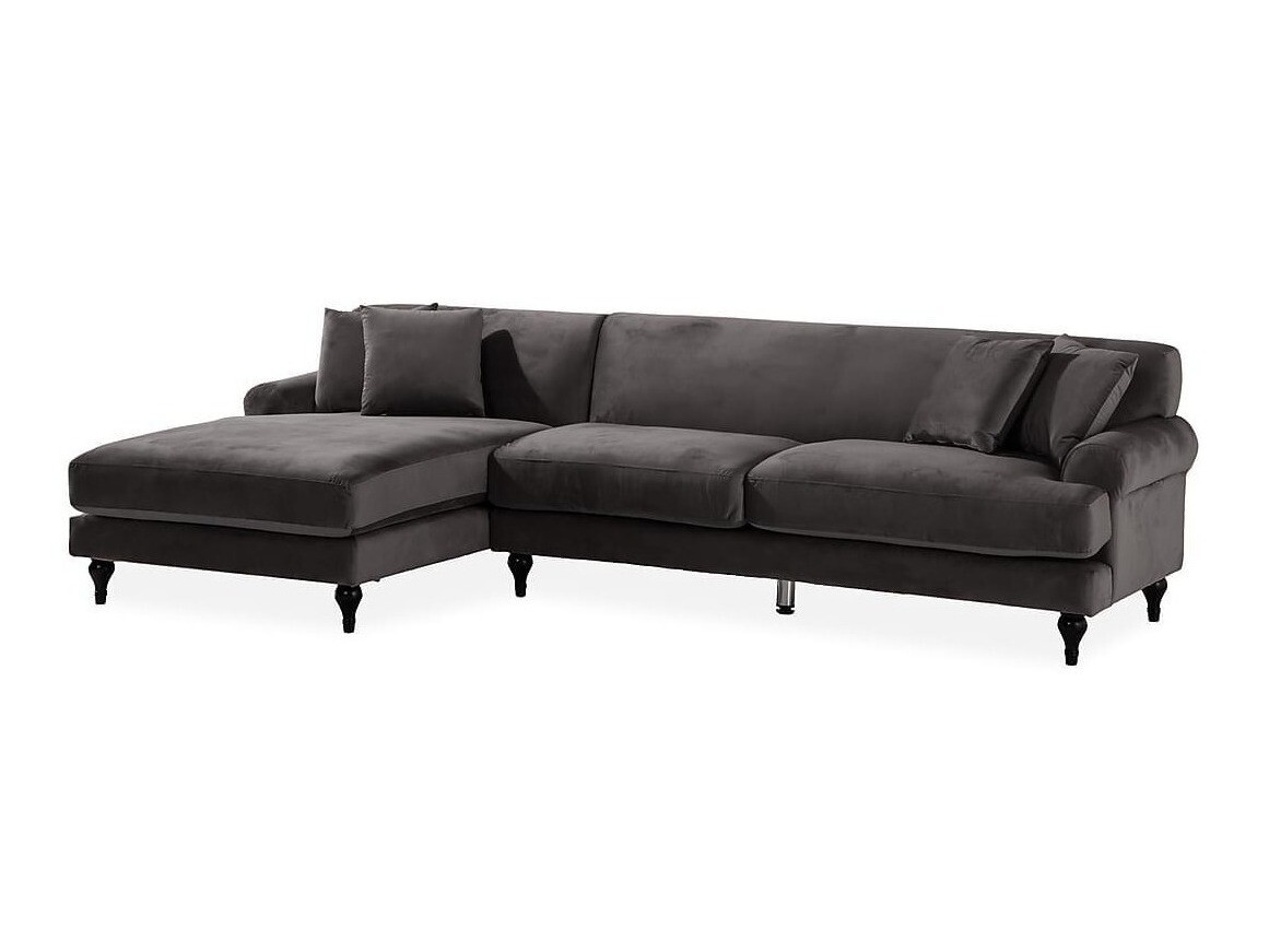 Minkštas kampas Augusta 123 (Pilka)