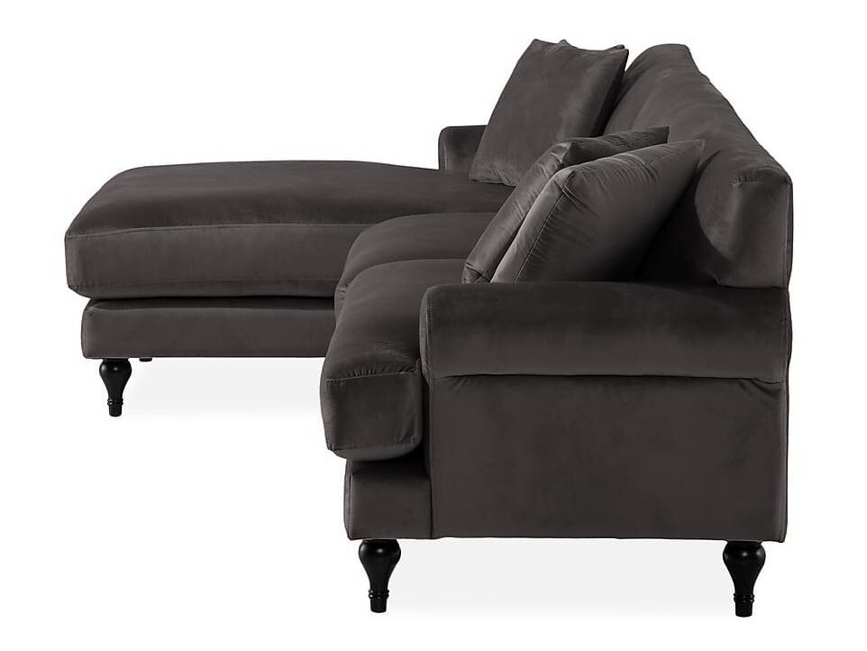 Minkštas kampas Augusta 123 (Pilka)