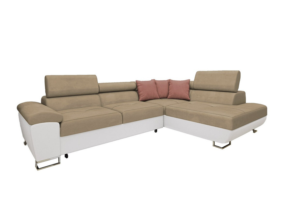 Minkštas kampas Comfivo Ruta II (Soft 017 + Uttario Velvet 2979 + Uttario Velvet 2955)