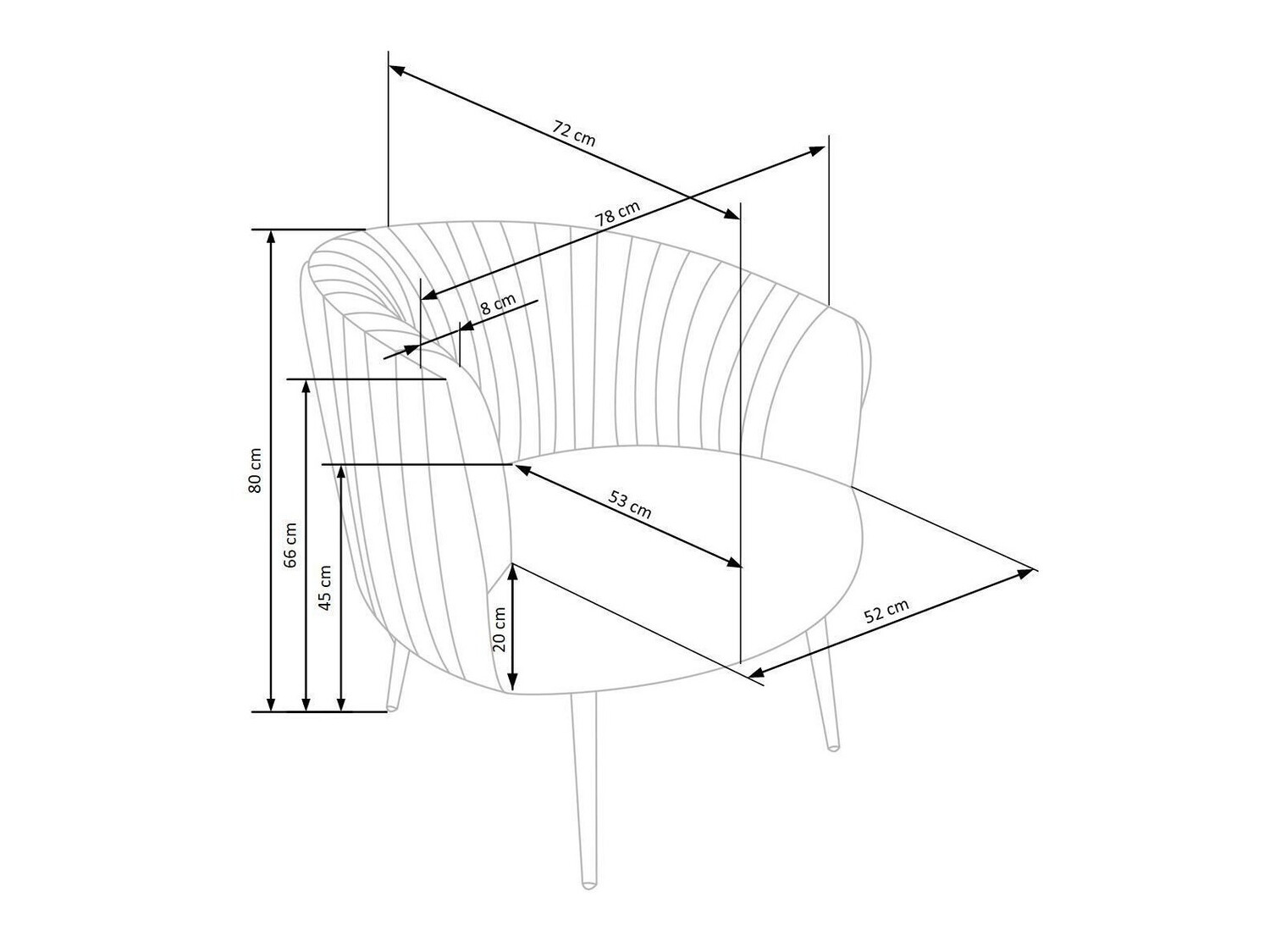 Fotelis Houston 824 (Bordo)