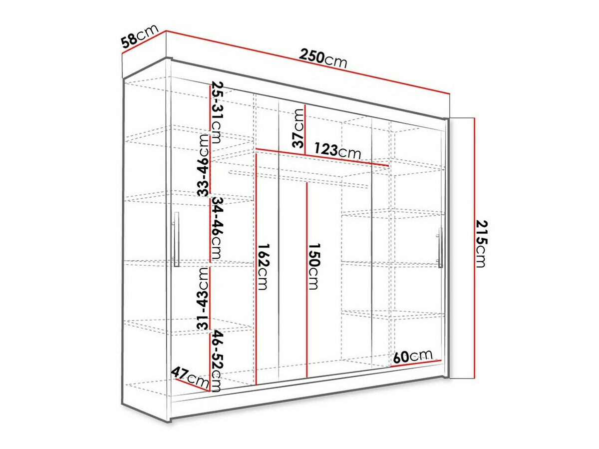 Spinta Closico 118 (Sonomos ąžuolas)