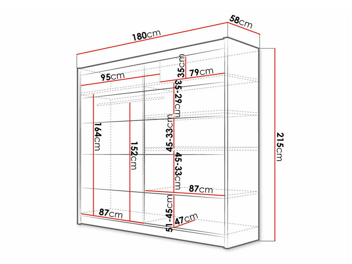 Spinta Closico 153 (Juoda + Balta)