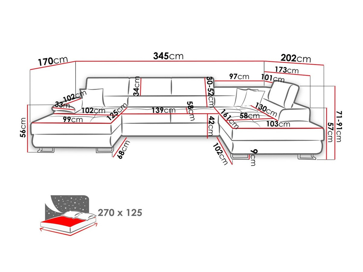 Minkštas kampas Comfivo Ruta V (Venus Velvet 2911 + Kenia 796)