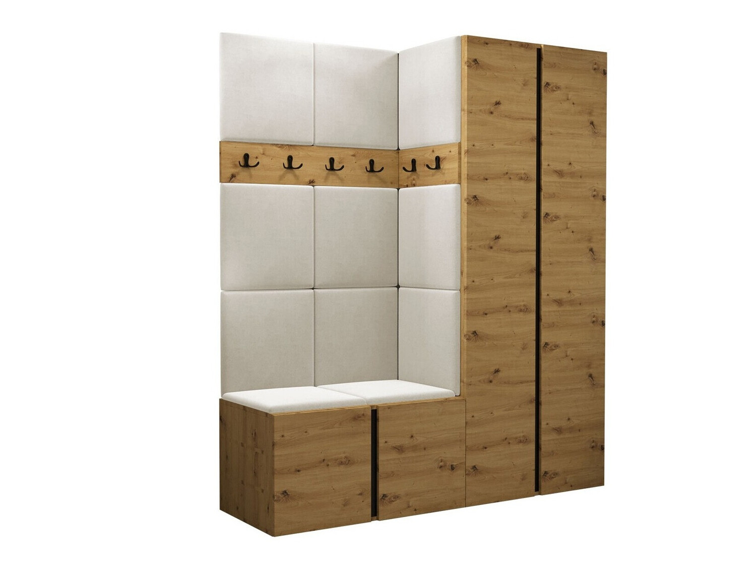 Prieškambario komplektas Pinis III (Artisan ąžuolas)