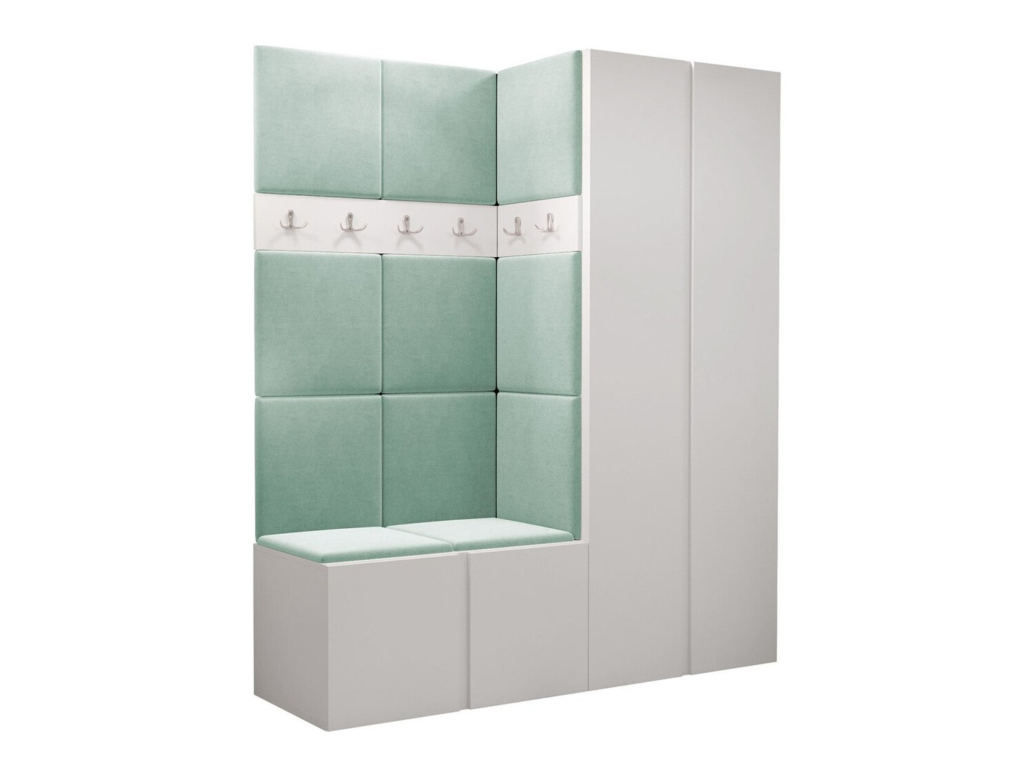 Prieškambario komplektas Pinis III (Balta)