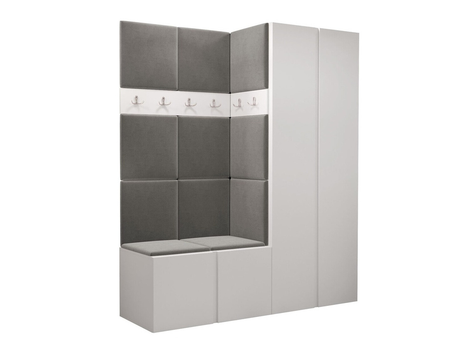 Prieškambario komplektas Pinis III (Balta)