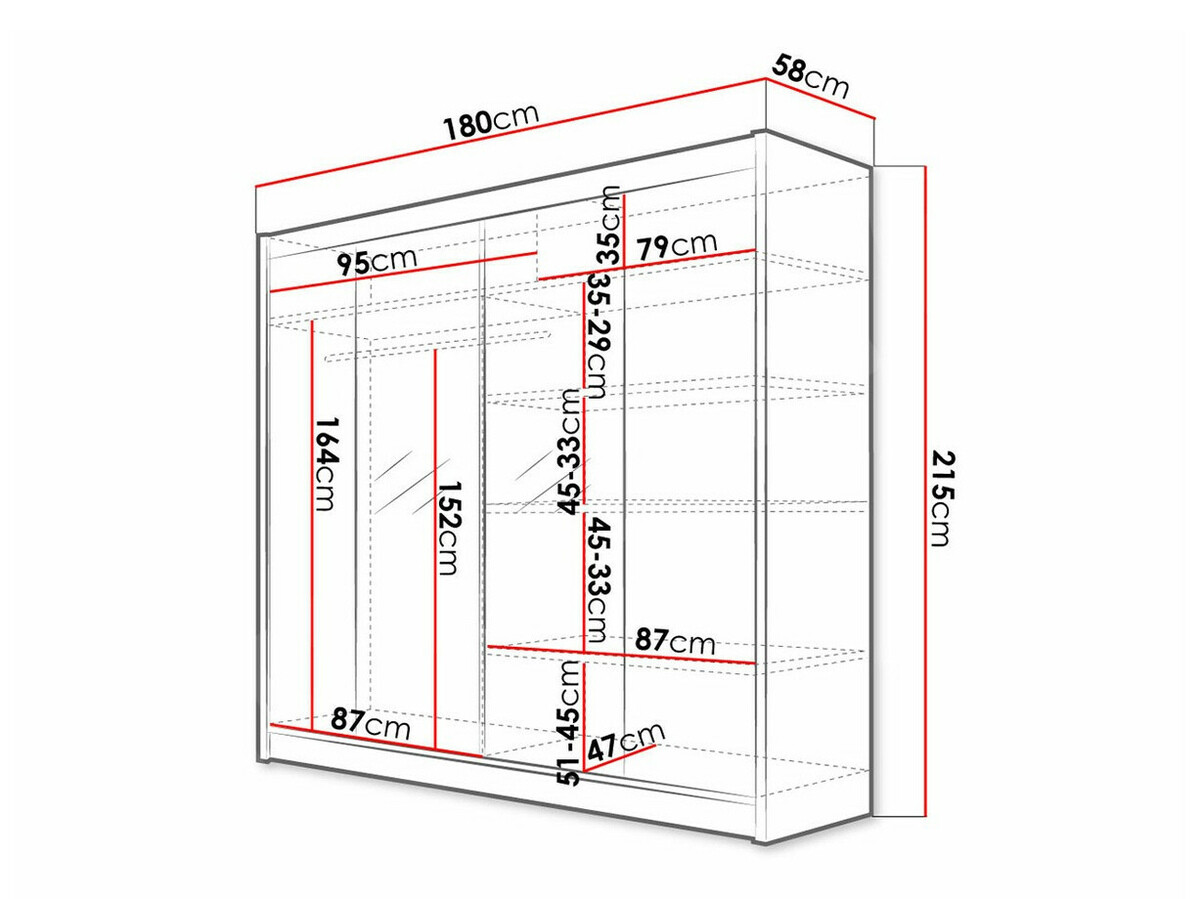 Spinta Closico 138 (Sonomos ąžuolas)